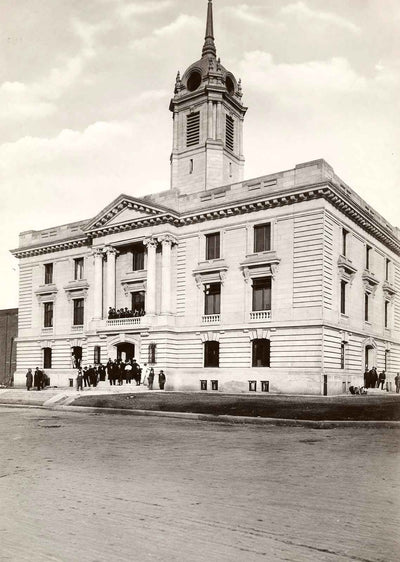 New Court House, Columbia TN in 1906 vintage photo print
