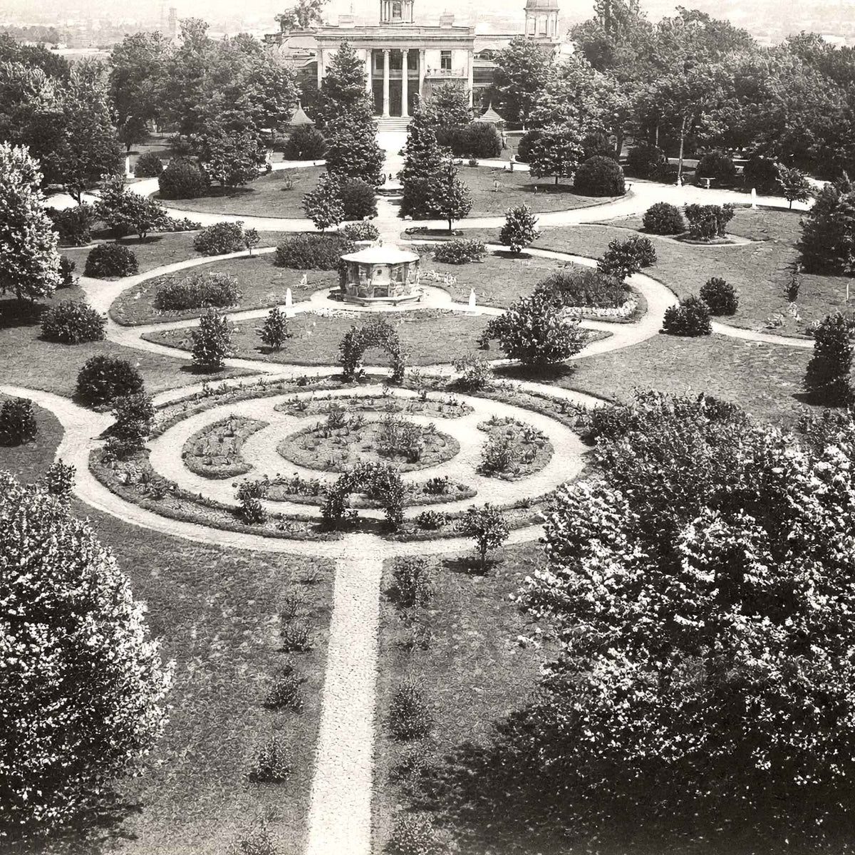Historic Belmont College Nashville TN in 1906 vintage photo print