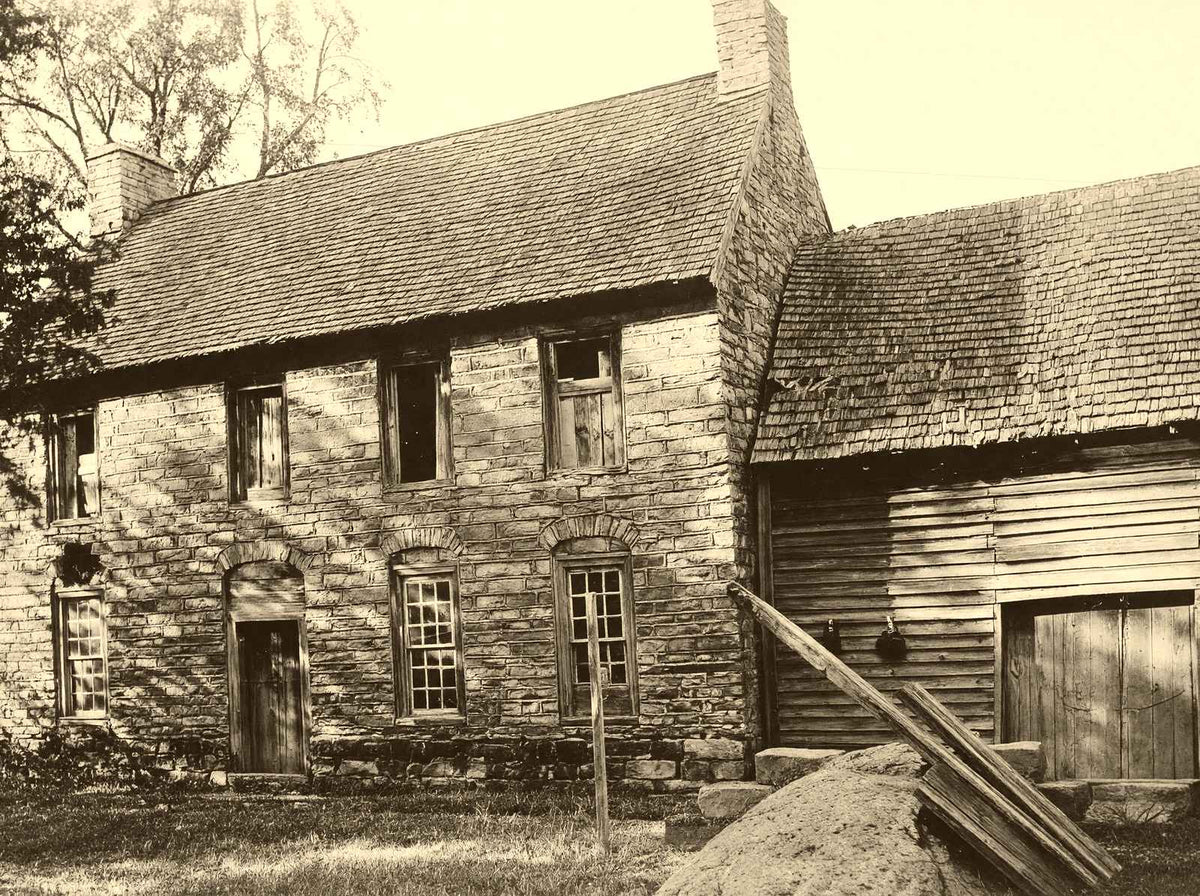 Historic Old Rock House Salisbury NC in 1905 restored photo print