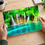 Multiple Waterfalls Cascading Photo Print Wall Decor