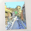 Paris Street Scene Illustration by Runend Art Art Print Wall Decor