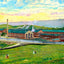 Juniata Shops, Altoona, PA in 1906 art print