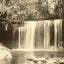 Falls at Cascade Park, New Castle PA 1905 vintage photo print