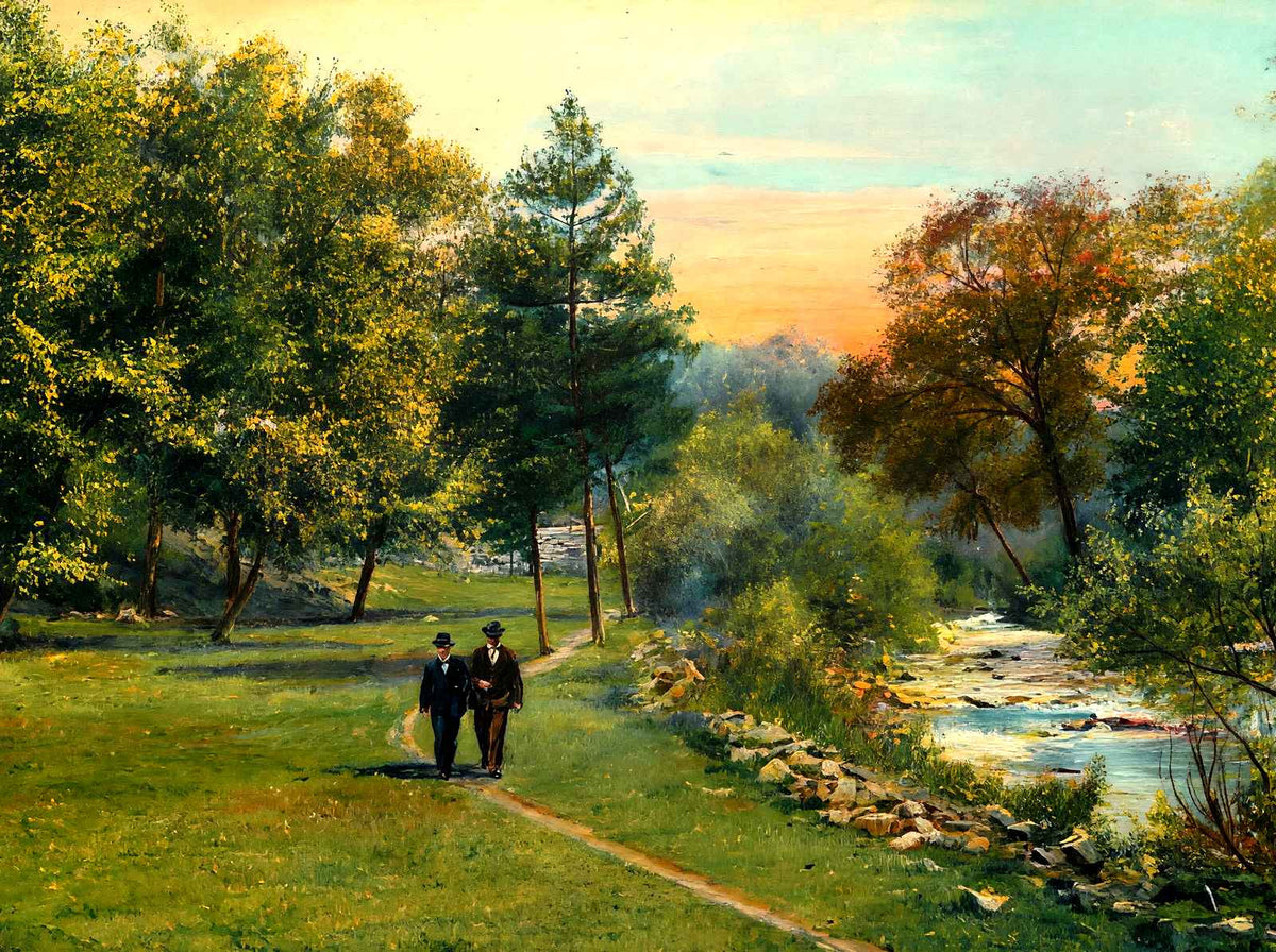 Middlebrook, Knoxville, TN in 1907 art print