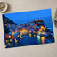 Vernazza Village at Night in Italy Photo Print Wall Decor