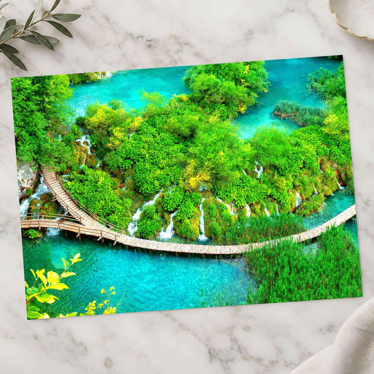 Plitvice Lakes National Park in Croatia Photo Print Wall Decor