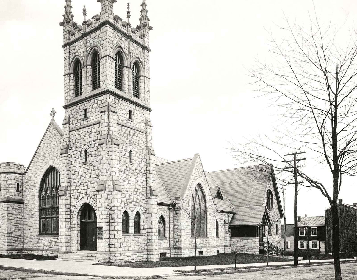 Westminster Presbyterian Church, West Chester restored photo print
