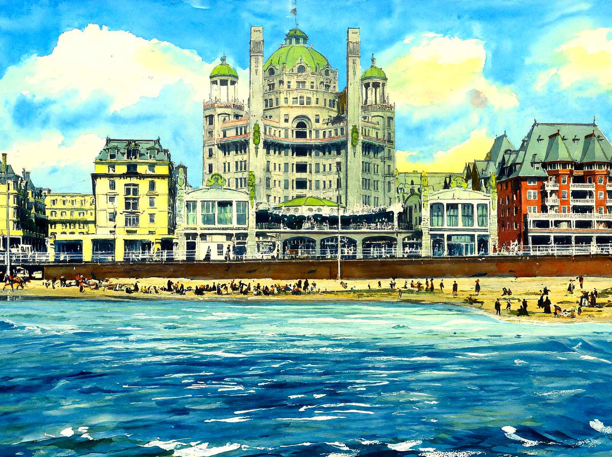 Marlborough-Blenheim Hotel, Atlantic City, NJ art print