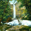Falling Water, Waldens Ridge, TN in 1905 painting
