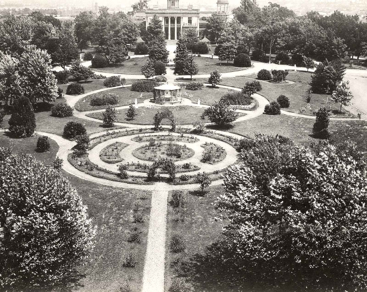 Historic Belmont College Nashville TN in 1906 vintage photo print