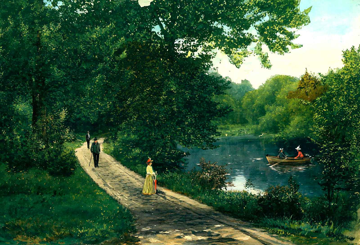 Williamson Park, Lancaster, PA in 1907 art print