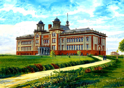 Normal School, Superior, WI in 1906 art print