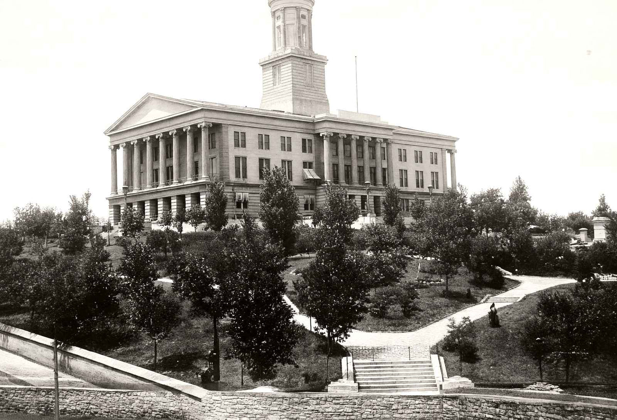 Historic State Capitol Nashville TN in 1906 vintage photo print
