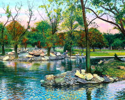 Allegheny Park, Allegheny PA in 1906 art print