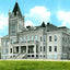 Grove School, Paris, TN in 1926 vintage print