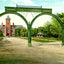 Trinity College Gates & Main Bldg, Durham vintage print