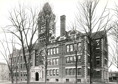 Norristown High School, PA in 1905 vintage photo print