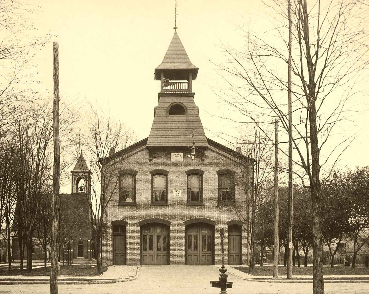 Town Hall, Philipsburg, PA in 1905 vintage photo print