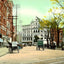Public Square, Wilkes Barre PA in 1907 vintage print