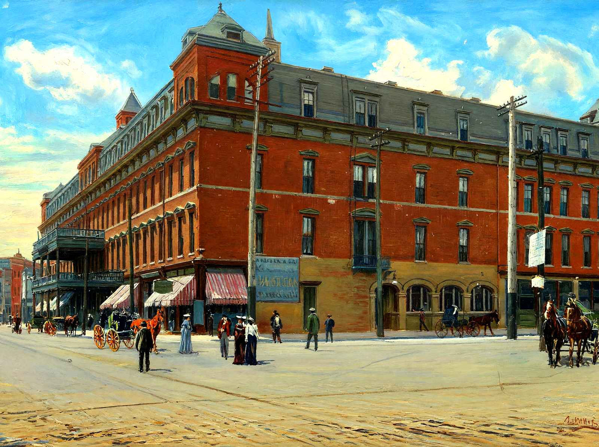 Read House, Chattanooga, TN in 1905 art print