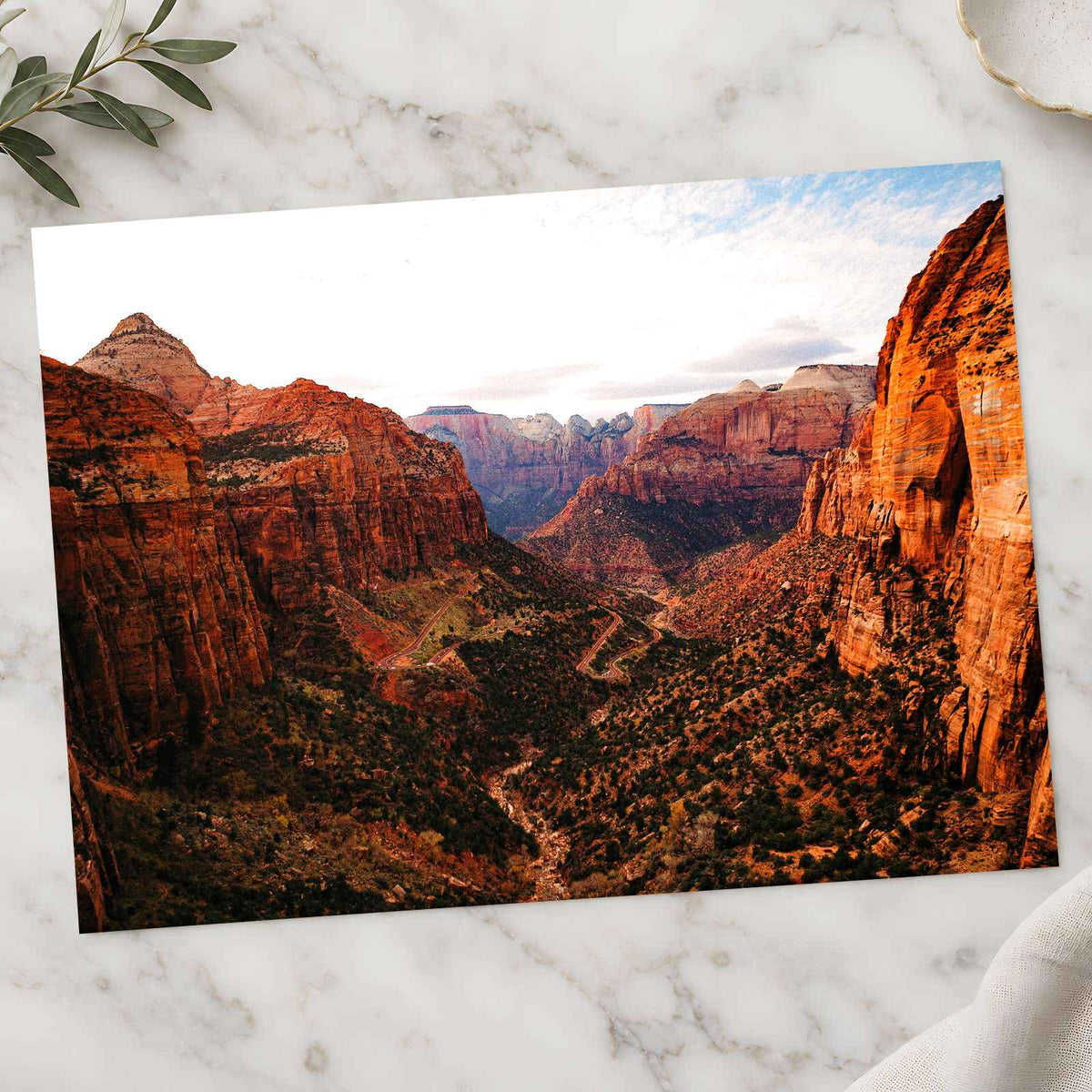 Zion National Park in Utah by Colin + Meg Photo Print Wall Decor