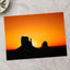 Monument Valley Silhouette at Sunset by Joshua Earle Photo Print Wall Decor