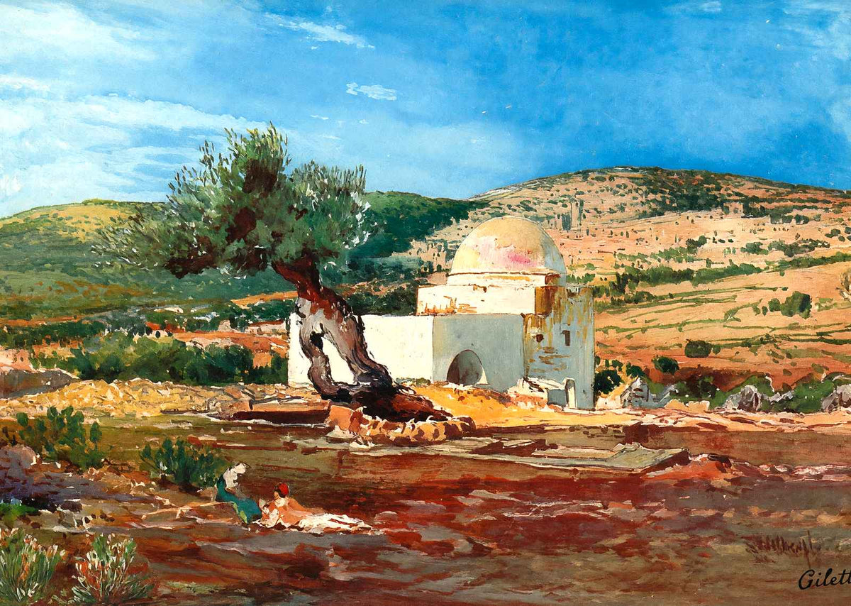 Tomb of Rachel, Jerusalem–Hebron Road 1920 art print