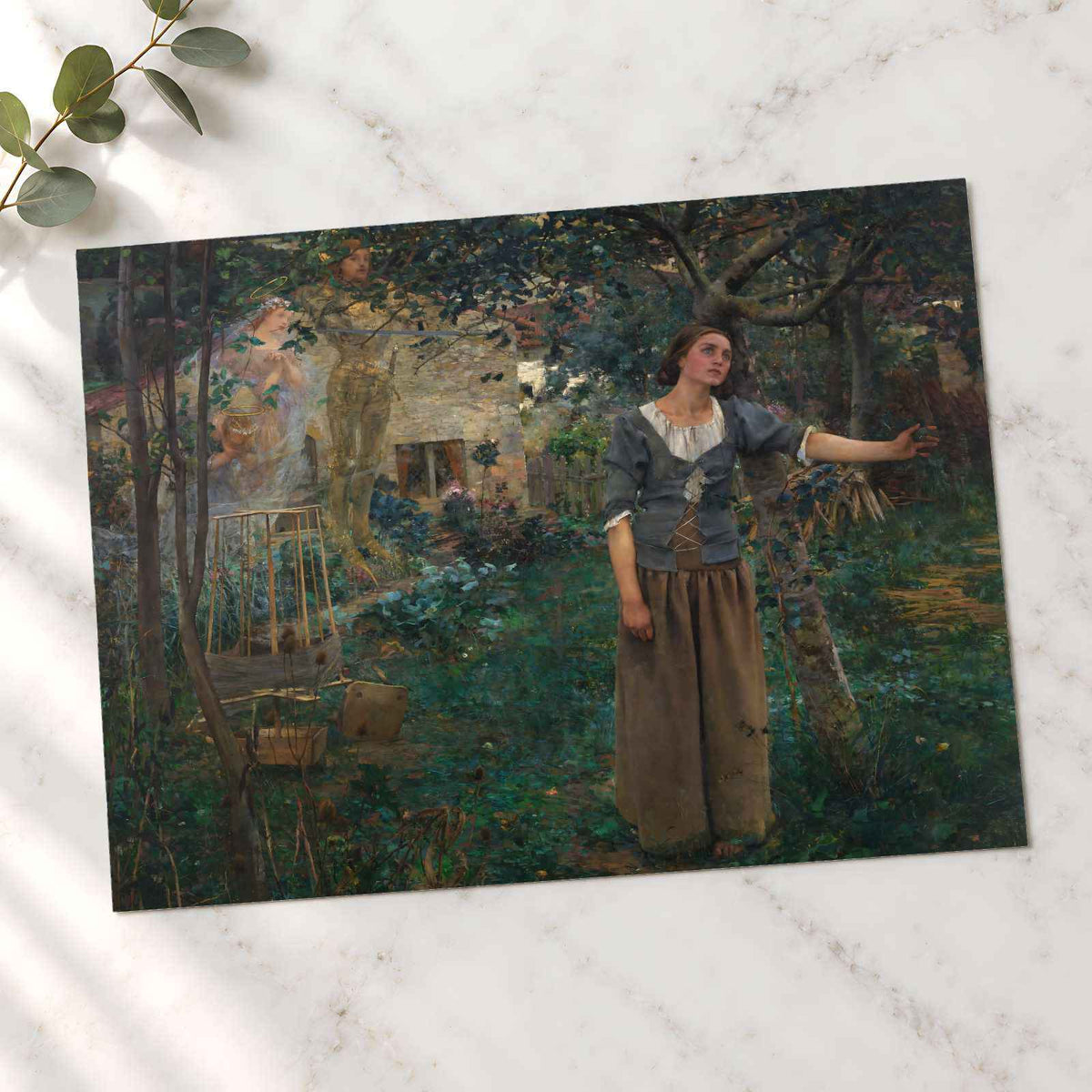 Joan of Arc painting print by Jules Bastien-Lepage (1879)
