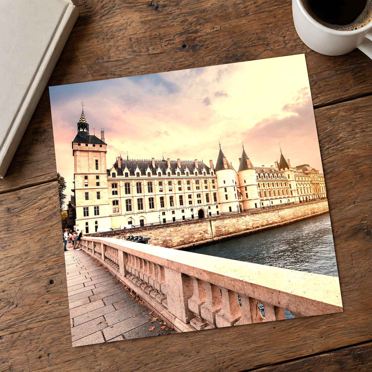 Conciergerie, River Seine in Paris Photo Print Wall Decor