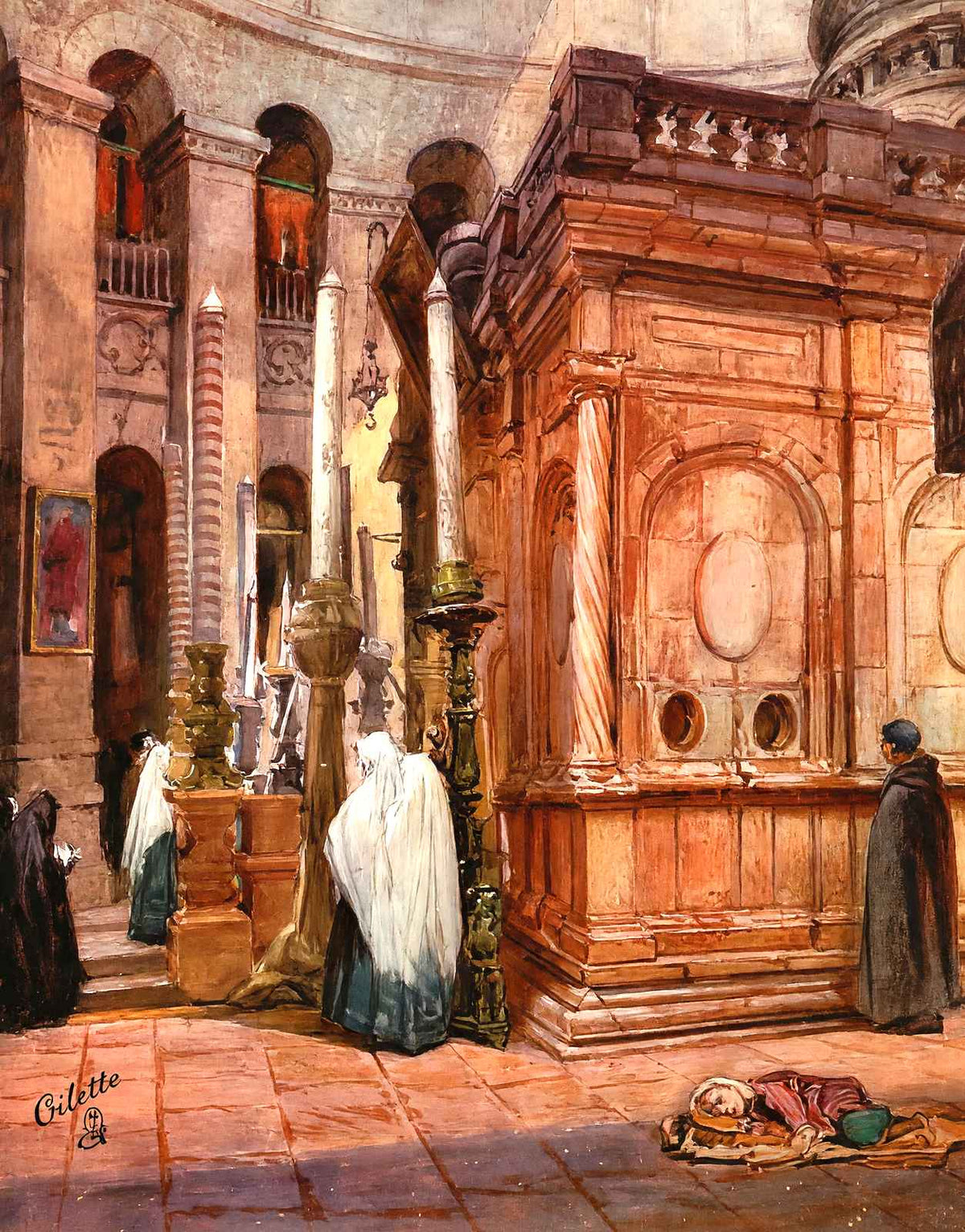 Holy Sepulchre Rotunda and Chapel, Jerusalem art print