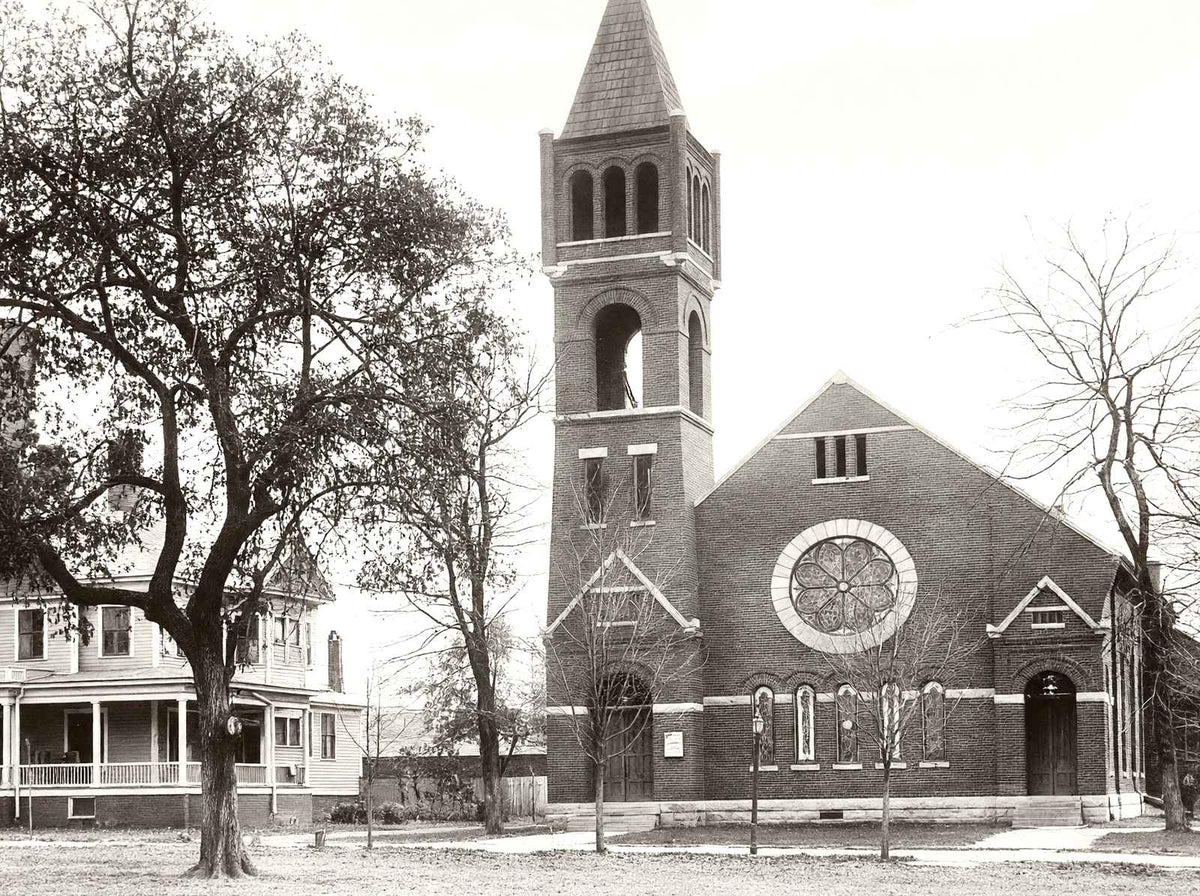 Historic First Methodist Church, Salisbury NC restored photo print