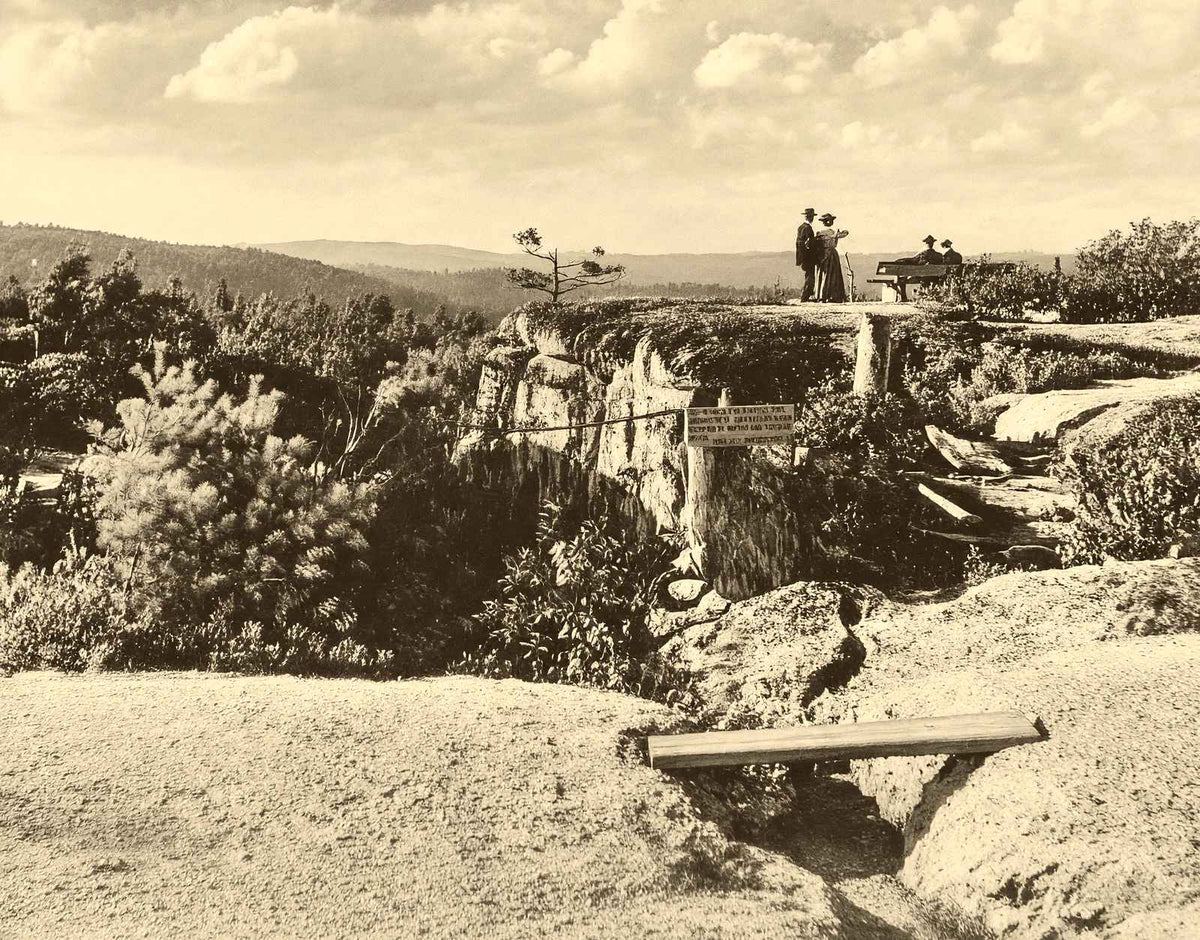 Rock City, Bradford, PA in 1904 restored photo print