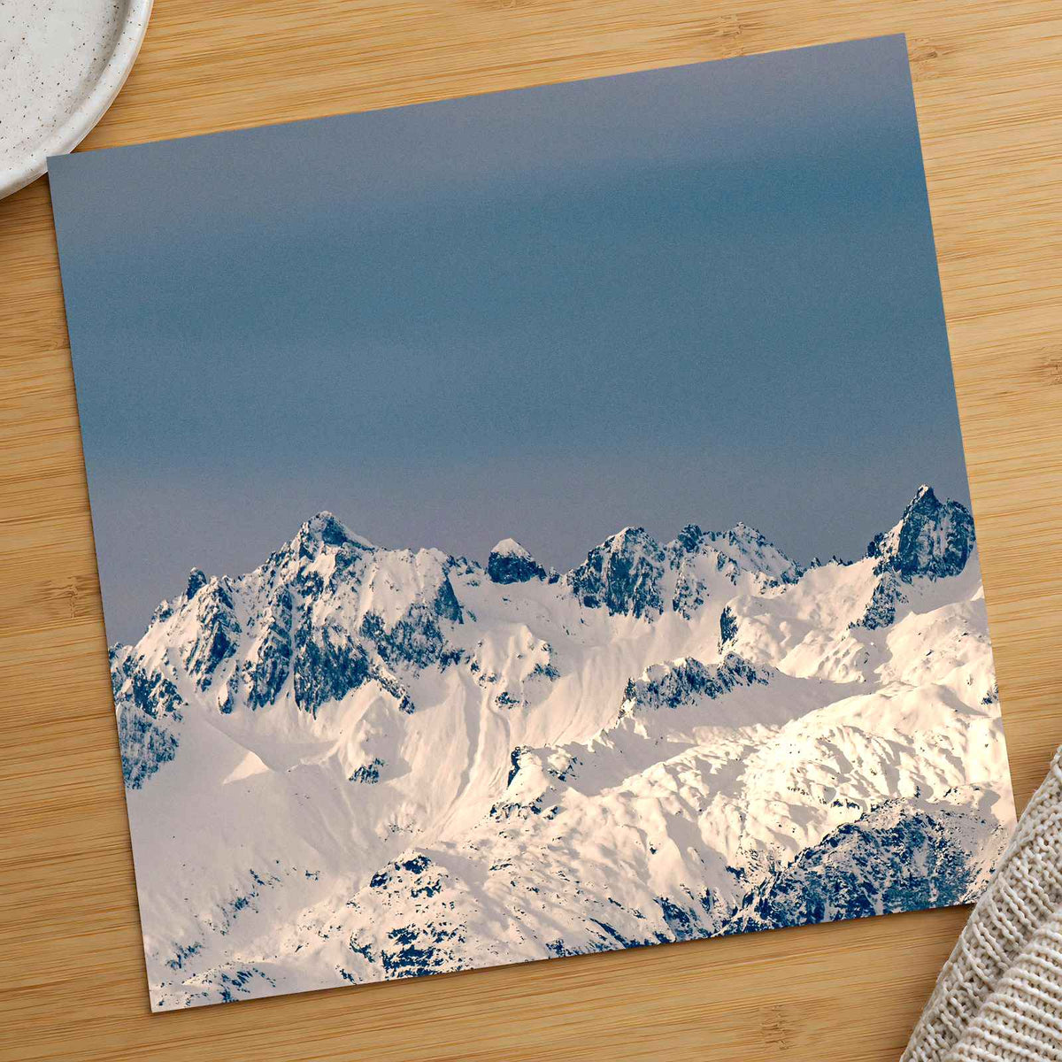 Snowy Alps Mountains by Arnaud Mariat Photo Print Wall Decor