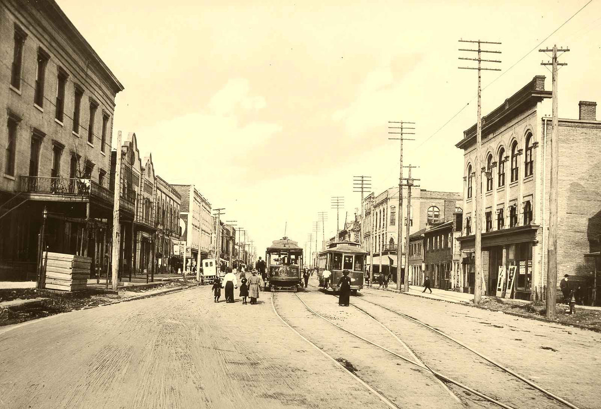 Main Street Looking Northeast Salisbury NC photo print