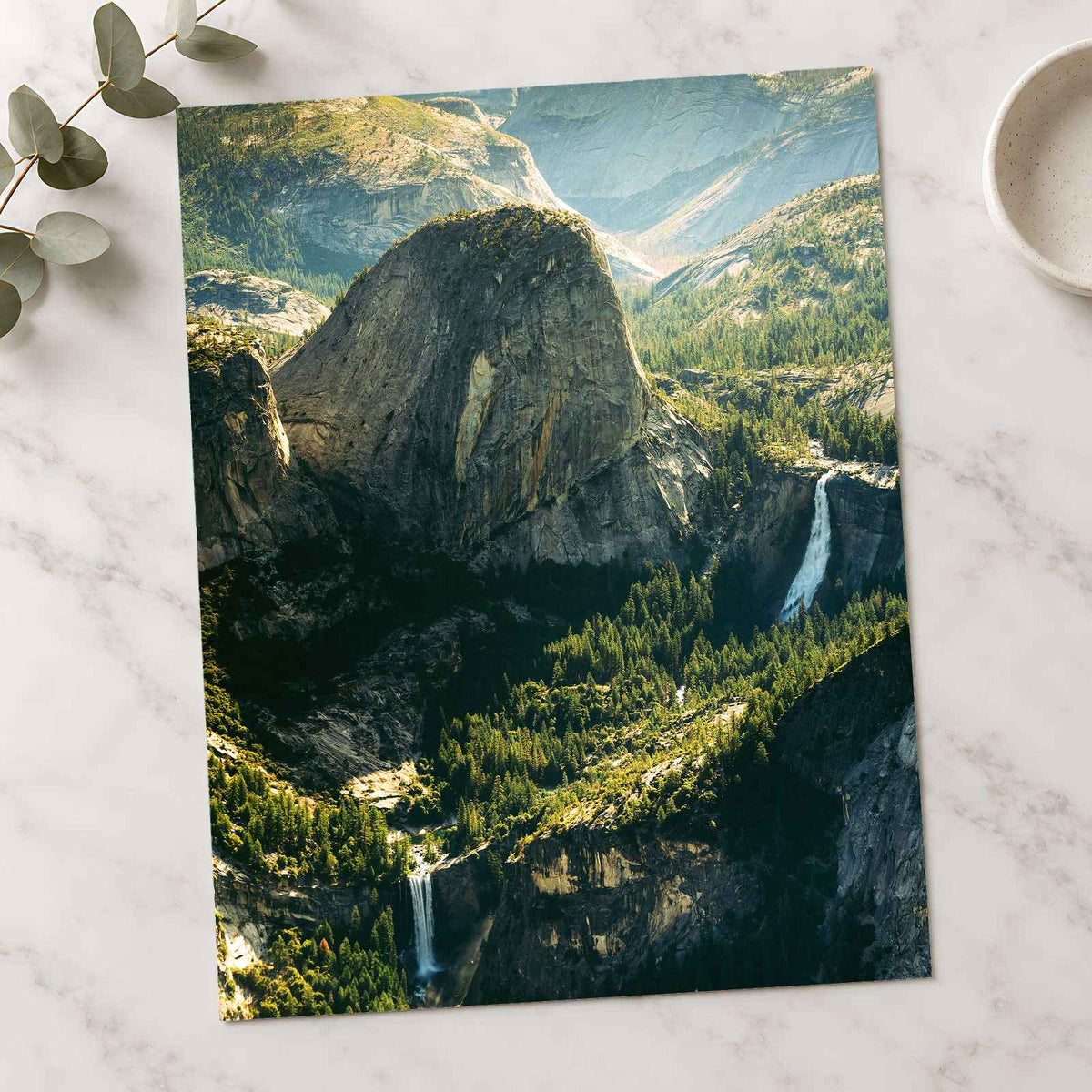 Yosemite National Park Waterfalls Aerial by Yianni Mathioudakis Photo Print Wall Decor