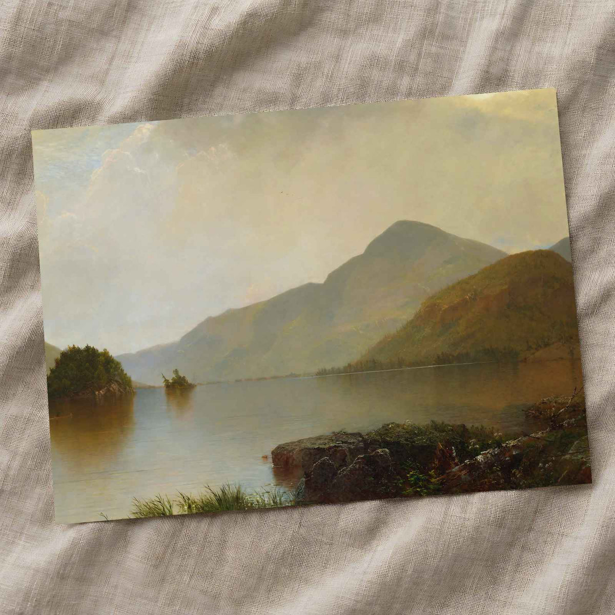 Lake George fine art print by John Frederick Kensett (1869)