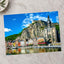 Church and Town by Sea Photo Print Wall Decor
