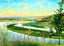 Rock River, Janesville, WI in 1907 art print