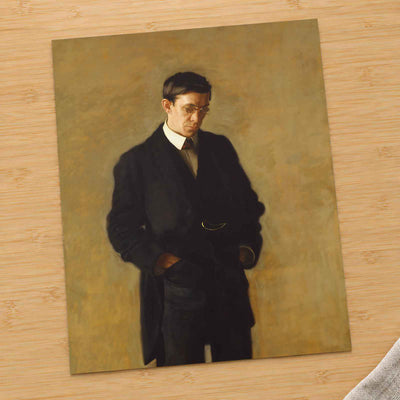 The Thinker: Portrait of Louis N. Kenton painting print by Thomas Eakins (1900)