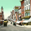 Broad Street Looking North, Trenton, NJ vintage print