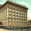 P & Le RR Station, Pittsburgh PA in 1906 vintage print