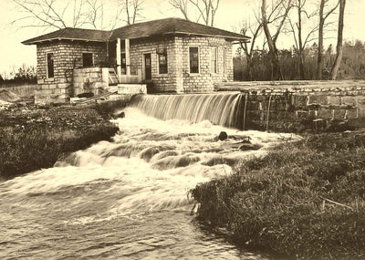 Historic Pennington Power Plant, Whitney NC vintage photo print