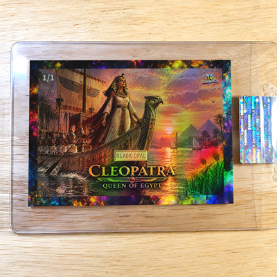 1/1 Cleopatra Card Queen of the Nile 2026 GleeBeeCo Black Opal