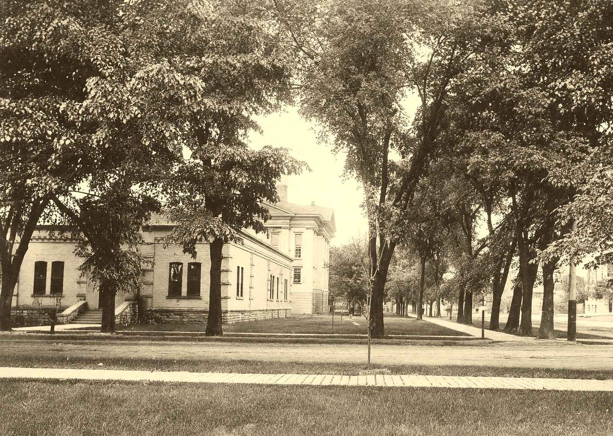 Historic Court House Green Bay WI in 1904 restored photo print