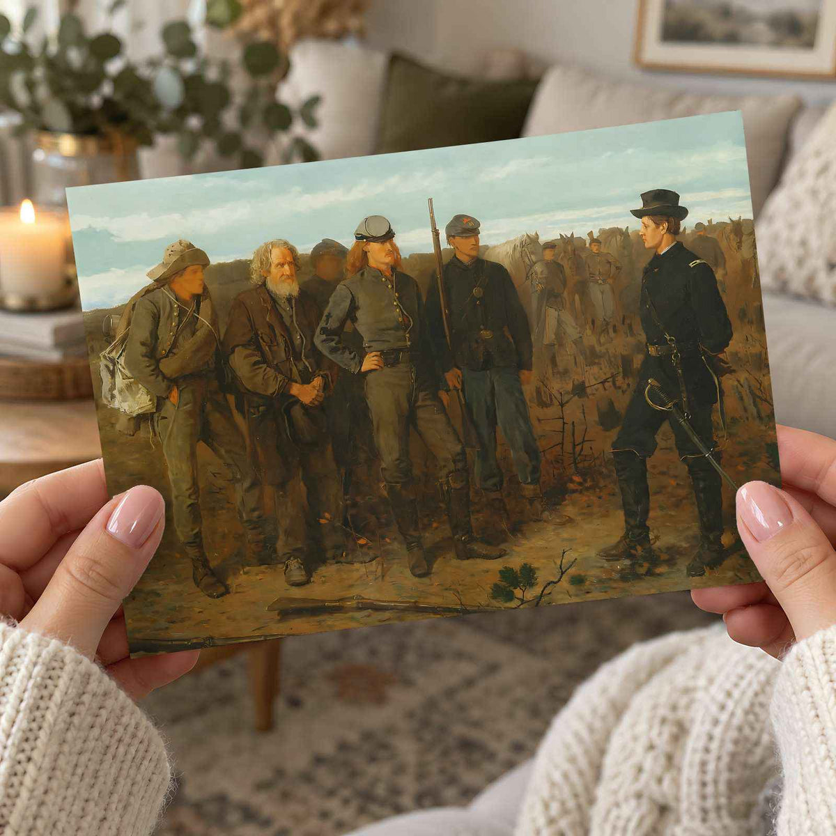 Prisoners from the Front art print by Winslow Homer (1866)