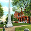 John Sevier Monument, Knoxville, TN in 1908 vintage print