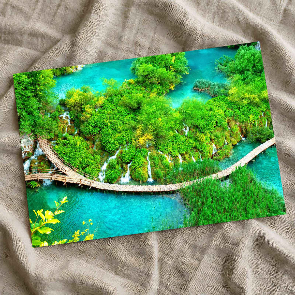 Plitvice Lakes National Park in Croatia Photo Print Wall Decor