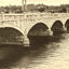 Historic John St Bridge, Appleton WI in 1905 vintage photo print
