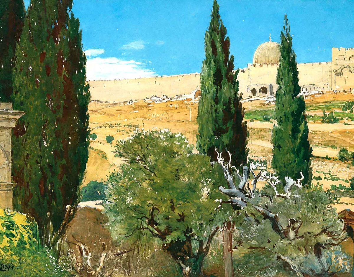 Garden of Gethsemane, Jerusalem art print