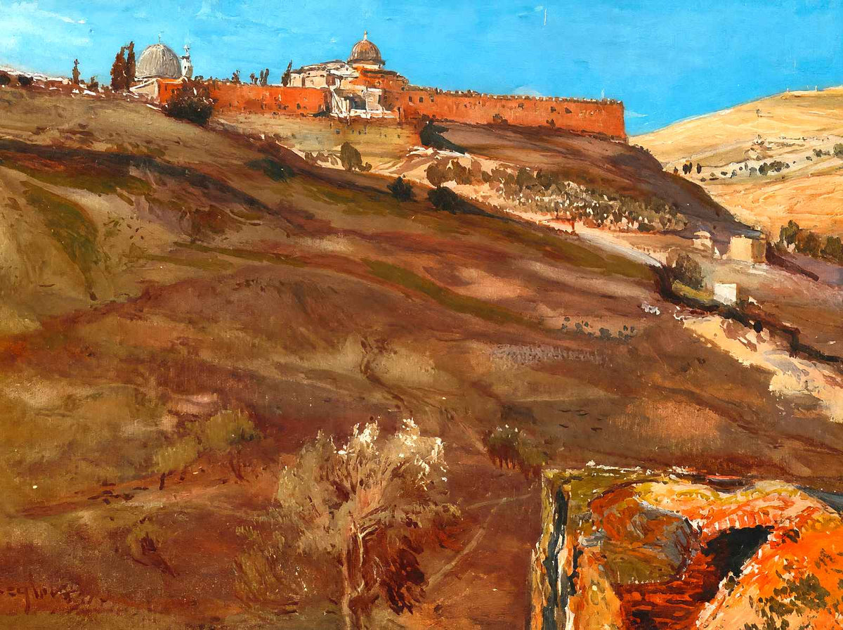 South Wall of Jerusalem art print